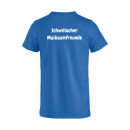 Schwillacher Maibaumfreunde T-Shirt blau incl. Druck
