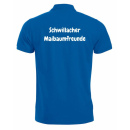 Schwillacher Maibaumfreunde Poloshirt blau incl. Druck