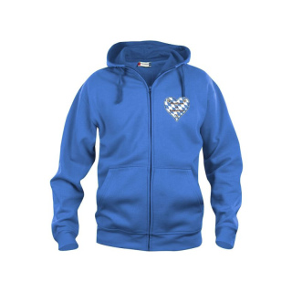 Schwillacher Maibaumfreunde Zip Hoody blau incl. Druck