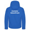 Schwillacher Maibaumfreunde Softshelljacke mit Kapuze blau incl. Druck