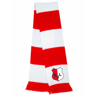 SV Langenbach Fanschal rot weiß Logo gestickt