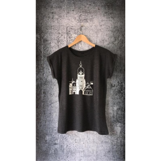 Ladies´ Extended Shoulder Tee Ghost Green 5XL