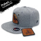 SNAPBACK CAP ERDING mit 2 wechselbaren Lederpatches Wechselpatches schöner Turm
