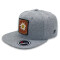 SNAPBACK CAP mit Lederpatch bestickt mit Edelweiß