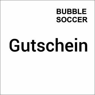 Bubble Soccer Gutschein