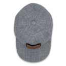 BASEBALL CAP mit wechselbarem Lederpatch gelasert Motiv Würfel