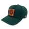 BASEBALL CAP mit wechselbarem Lederpatch gelasert Motiv Taschenuhr
