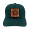 BASEBALL CAP mit wechselbarem Lederpatch gelasert Motiv Taschenuhr