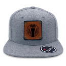 TS Caps Snapback Cap, Basecap, Cape, Kappe, Baseballmütze grau Motive wechselbar, Bier, Bierkrug, Hopfen, Weizen, Weißbier, Flacher Schirm, größenverstellbar