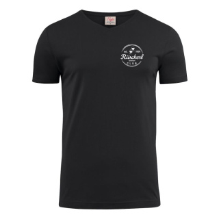 Rüscherlclub Tankham V-Neck Druck Glow schwarz Herren