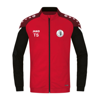 TSV Poppenhausen Polyesterjacke Performance rot/schwarz (Damen/Herren)