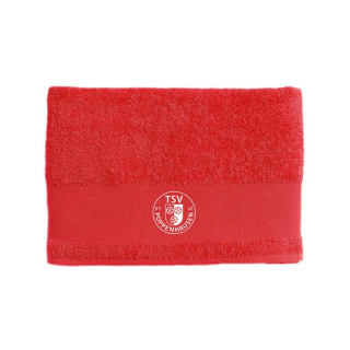 TSV Poppenhausen Badetuch rot mit Sticklogo