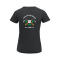 Hauptschützengesellschaft Deggendorf Damen Shirt V-Neck schwarz Brustlogo gestickt