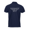 SG Taufkirchen Polo navy mit Stick Brustlogo und Rückenschriftzug