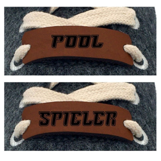 PBC Lacetag für Schnürsenkel Poolspieler Billard