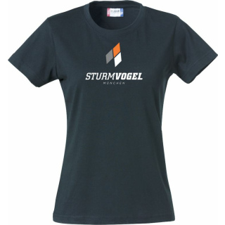 Sturmvogel Baumwolle Shirt Damen navy