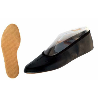 Turnen Kinder Gymnastikschuh aus Synthetik schwarz