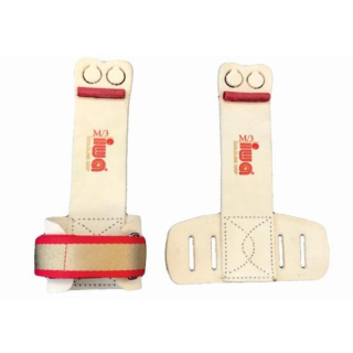 Wettkampfturnen Stufenbarren Handschutz 2-Loch mit Klettverschluss