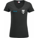 Turner Erwachsenen Damen-V-Neck T-Shirt M mit Namen