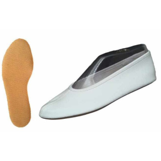 Turnen Kinder Gymnastikschuh aus Synthetik weiß