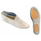 Gymnastikschuh aus Leder weiss