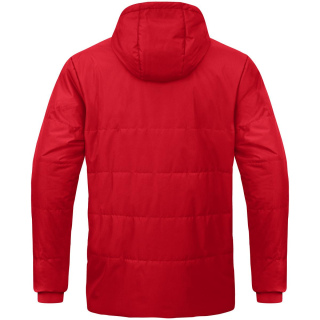 Coachjacke Team mit Kapuze - rot