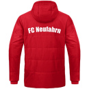 Coachjacke Team mit Kapuze - rot