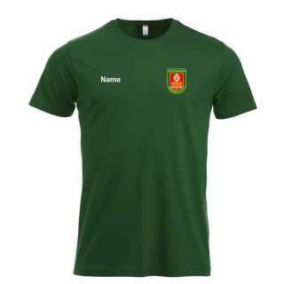 Schützenverein Wahmbeck Tshirt grün m.Stick Logo/ Druck Schriftzug