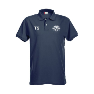 Ski-Club Auerbach Stretch Polo navy m.Stick