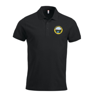 Fischerfreunde Eitting e.V. Polo schwarz m. Stick