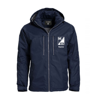 Klädener Karnevalsclub wattierte Jacke navy