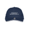 Schachclub Bad Kötzting Cap navy Stick Vereinsname/ Druck Baum