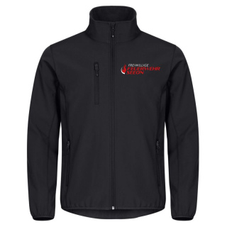 FFW Seeon Softshelljacke schwarz