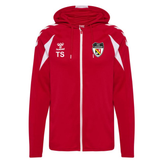 FC Lengdorf Hoodiejacke rot