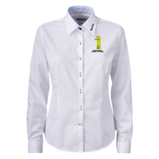 Diözesanverband der Mesner Bluse weiß Damen m. Stick