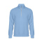 Basic Half Zip - Hellblau