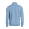 Basic Half Zip - Hellblau
