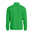 Basic Half Zip - Apple Green