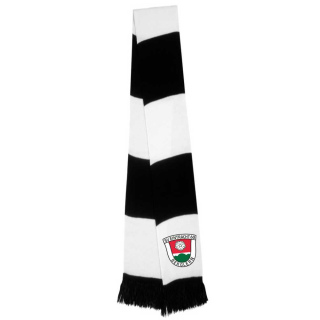 Eintracht Berglern Fanschal schwarz weiß Logo gestickt