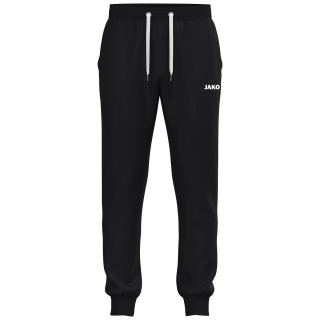 Jogginghose One Cotton mit Bündchen - schwarz