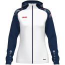 Kapuzenjacke Sonic Damen - weiß/marine/rot