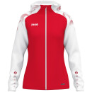 Kapuzenjacke Sonic Damen - rot/weiß