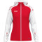 Kapuzenjacke Sonic Damen - rot/weiß