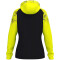 Kapuzenjacke Sonic Damen - schwarz/neongelb
