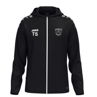 Eintracht Berglern Tennis Kapuzenjacke schwarz