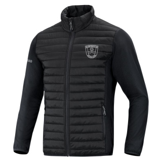 Eintracht Berglern Hybridjacke schwarz m.Stick