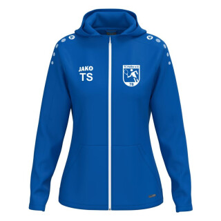 TC Holler Kapuzenjacke royal Damen 46/48 mit Kürzel
