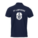 FF Lampoding Polo navy Damen L Freiwillige Feuerwehr mit Namen