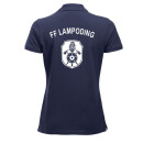 FF Lampoding Polo navy Damen M Freiwillige Feuerwehr mit Namen