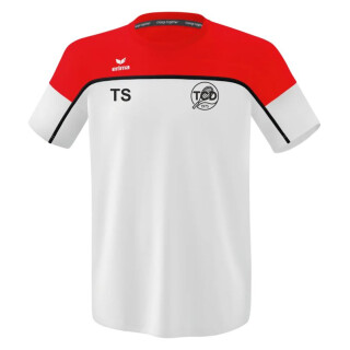 TC Deckenpfronn Tshirt weiß/rot Kinder 164 mit Schriftzug mit Kürzel